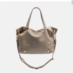 NWT Hammitt LARGE Daniel bag in grey suede.